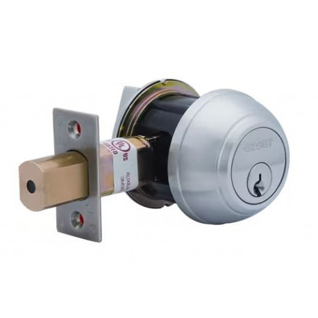 Delaney 200LM-IC Grade 1 Dull Chrome Deadbolt, Removable Core