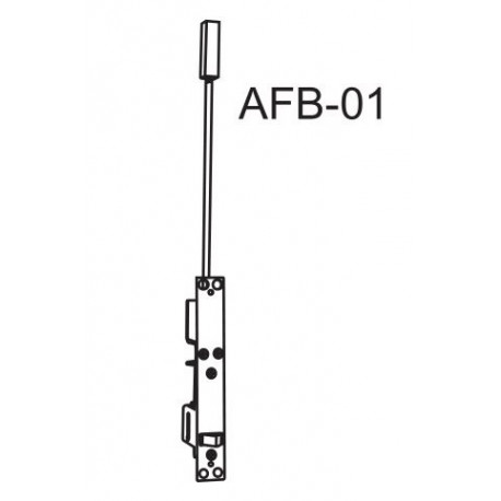 Delaney AFB-02 Automatic Flush Bolt for Wood Door, Stainless Steel