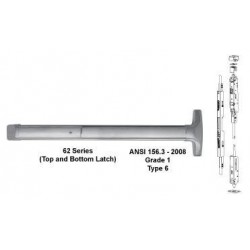 Detex ADVANTEX 62 Series Concealed Vertical Rod Exit Device ( Narrow Stile For Hollow Metal Door )