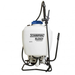 Chapin 60175 4-gallon Bleach Manual Backpack Sprayer for Disinfecting