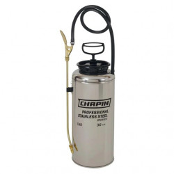 Chapin Industrial 1749/39 Stainless Steel Tank Sprayer with Brass Adjustable Nozzle