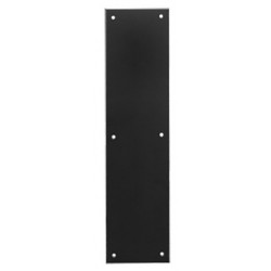 Rockwood 75E Laminate and Clear Plastic - Square Corners Push Plate-6" x 16" Plate