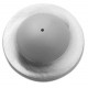 Rockwood 402 Convex Solid Cast Wall Stop TH MS/ Anchor Fastener