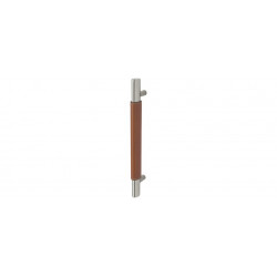 Rockwood RM6220 Leather Oval - Ergonomic Pulls - Flat Oval, 3/4" Diameter Posts