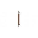 Rockwood RM6220 Leather Oval - Ergonomic Pull - Flat Oval, 3/4" Diameter Post