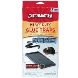 Catchmaster 404SD Heavy Duty Rat, Mouse, & Snake Glue Trap, 2 Pack