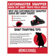 Catchmaster 605R Snapper Quick Set Mouse Snap Trap, 2 Pack