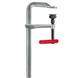 Bessey 1800-S Clamp, Welding, F-Style With Grip, Heavy Duty Morpad, 4.75" Throat Depth, 1980 lb