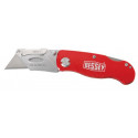 Bessey D-BKAH Knife, Folding, Locking Utility Knife- Aluminum Handle