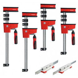 Bessey KREX2440 Parallel Clamp Kit, 2-24", 2-40" K Body Clamps and 4 x KBX20