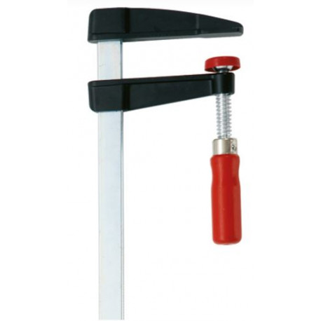 Bessey LM2.00 Clamp, Woodworking, F-Style, Zinc Jaws, Swivel Pads, 2" Throat Depth, 330 lb