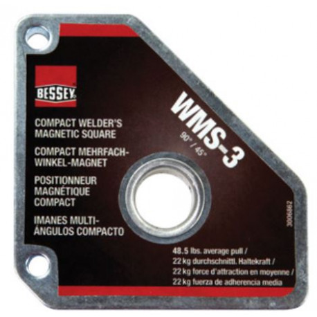 Bessey WMS Magnet, Magnetic Square, 90/45 Degrees