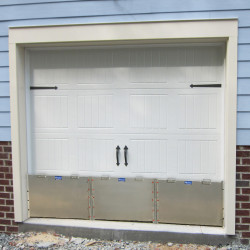 Legacy Manufacturing 5029MA Interlocking Flood Barrier For Over-sized Door, Finish-Mill Aluminum