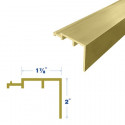 Legacy Manufacturing 3701BR Bronze Edge Component (1-7/8" by 2"),Finish-Architectural Bronze