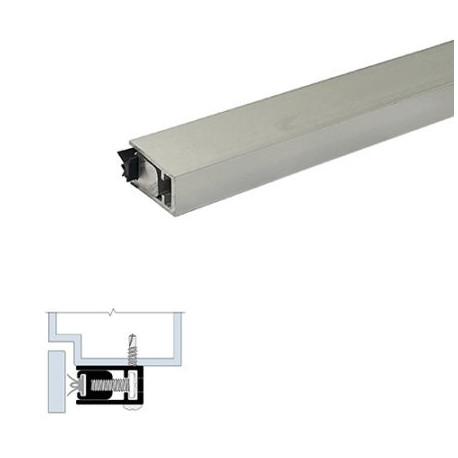 Legacy Manufacturing 5378CA Adjustable Sealing System (7/8" by 1/2"),Finish-Clear Anodized Aluminum