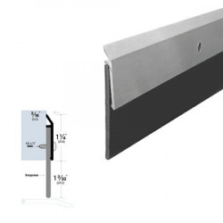Legacy Manufacturing 7836SS Door Sweep, Finish-Stainless Steel