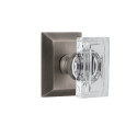 Grandeur Fifth Avenue Square Rossette w/ Carre Crystal Knob