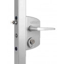  LAKQ6060U3LZILVZCZM Surface Mounted Gate Lock for Swiss Profile Cylinder
