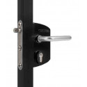  LDRZ5050D1LZILVVSZVSZM Surface Mounted Double Cylinder Gate Lock for Swing Gates