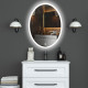 Bain Signature Livorno Oval LED Decorative Lighted Mirror