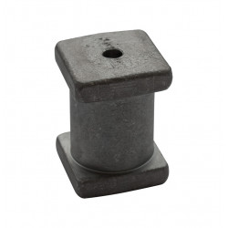 Locinox 1002B Welding Block for Ornamental Clamp Hinge, Black Steel