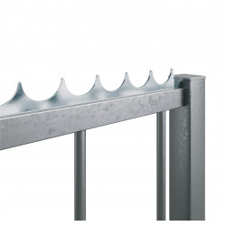 Locinox PKWB2000-EP Electrogalvanized Security Strip To Weld On, Packed in 1 Tube of 20 Pieces