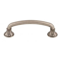 Top Knob M1936 Edwardian Lund Pull 3" Length (c-c) - Polished Nickel