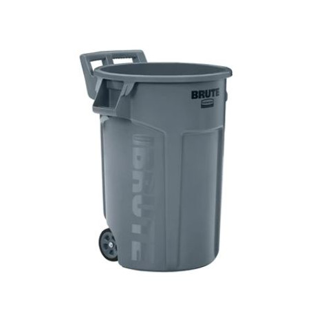 Rubbermaid Commercial Products 2131929 Vented Wheeled Brute Container, 44 GAL, Gray