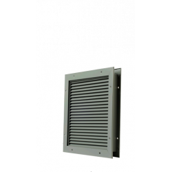 NGP L-700-B Steel No Vision Door and Partition Louver