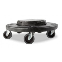Rubbermaid Commercial Products FG264043BLA Brute Quiet Dolly, Black