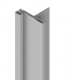 NGP HD4200 Half Surface Swing Clear Continuous Geared Hinge 1/32" Door Inset for 1-3/4" to 2-1/4" Doors