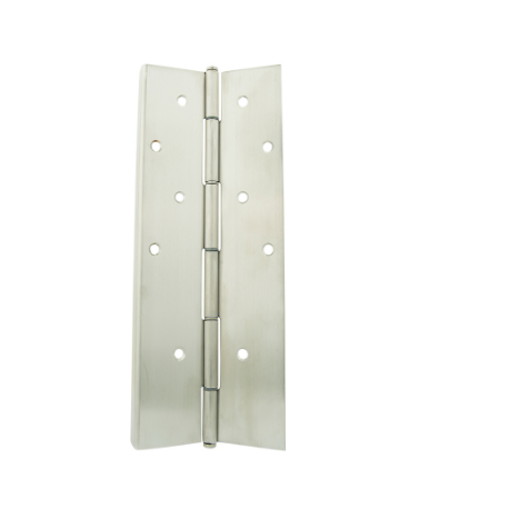 NGP SS305 Stainless Steel Continuous Hinge Full Wrap Edge Guard, Concealed for 1-3/4" Doors