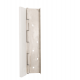 NGP SS306 Stainless Steel Continuous Hinge Half Mortise with Half Wrap Edge Guard, for 1-3/4" Doors