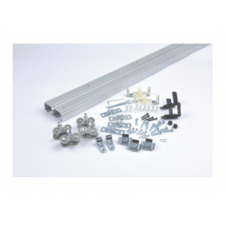 NGP SLAL-250-BP-4D Aluminum By-Pass, Top Mount Track System