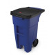 Rubbermaid Commercial Products 197194 Brute Rollout Containers, 32 GAL
