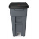 Rubbermaid Commercial Products 197194 Brute Rollout Containers, 32 GAL