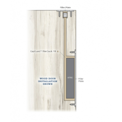 NGP HP90-FB Flush Bolt Hardware Prep Filler