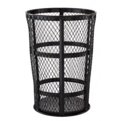 Rubbermaid Commercial Products FGSBR52BK Street Basket, 45 GAL, Black
