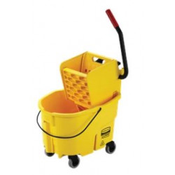 Rubbermaid Commercial Products FG7 Wavebrake Side-Press Bucket and Wringer