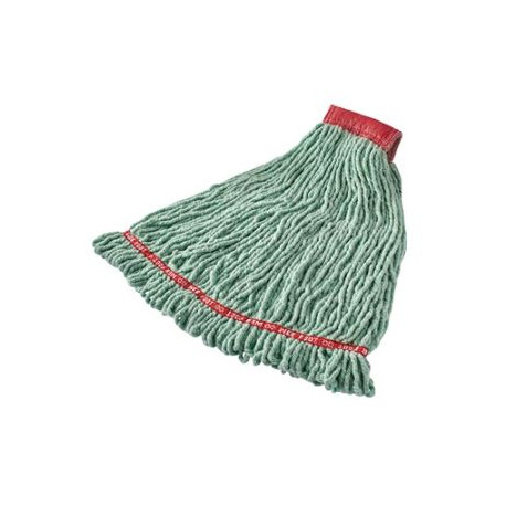 Rubbermaid Commercial Products FGA2 Web Foot Blend Shrinkless Wet Mop, Green