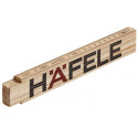 Hafele 002.80.213 Pocket Rule 2M Metric With Hafele Logo