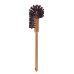 Rubbermaid Commercial Products FG632000BRN 17" Toilet Bowl Brush, Plastic Handle, Polypropylene Fill, Brown