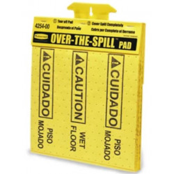 Rubbermaid Commercial Products FG425400YEL Over The Spill Pads Tablet, Yellow