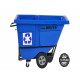 Rubbermaid Commercial Products FG130573BLUE Brute Rotomolded Tilt Truck, Standard Duty, 1/2 Cubic Yard, Recycling