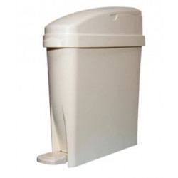 Rubbermaid Commercial Products FG402338 Sanitary Bin, 5 GAL, White