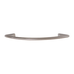 Hafele 102.36.600 Handle Lago Di Como Collection Zinc M4 CTC 96MM, Satin Nickel