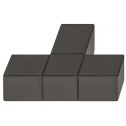 Hafele 106.70.0 T-Knob Cube Aluminum M4 46X14MM