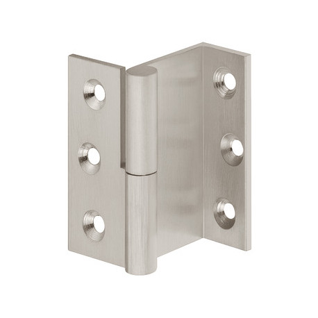 Hafele 307.01. Cranked Hinge, Butting for Front-Hung Doors