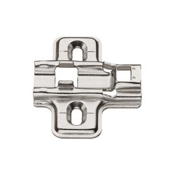 Hafele 315.98. Mounting Plate, Flanged, for Clip-On Hinges