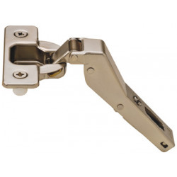 Hafele 329 Salice, +45 Degree Concealed Corner Hinge for Wood Doors, Steel, Nickel-Plated